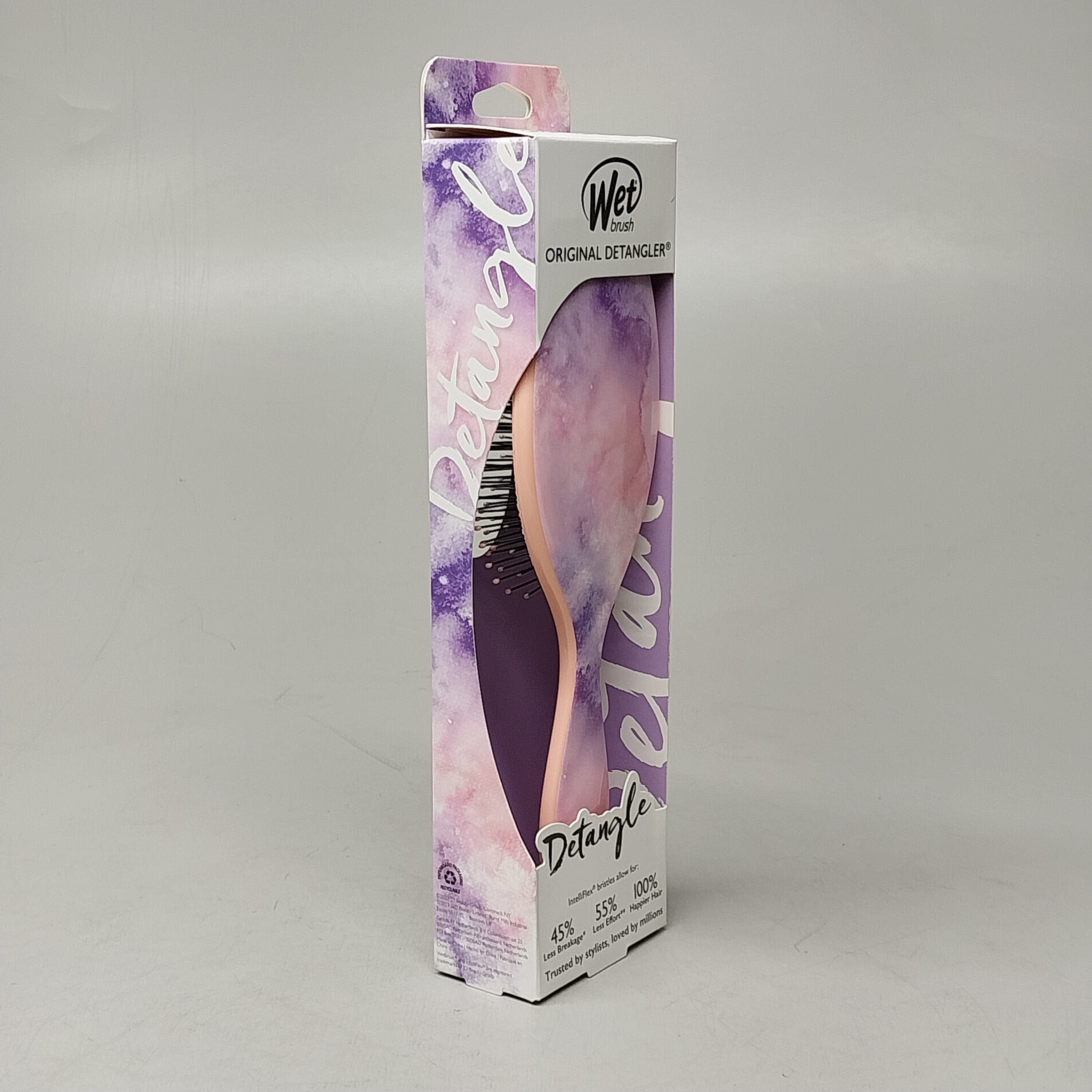 WET BRUSH (4 PACK) Original Detangler Hair Brush Pink / Purple