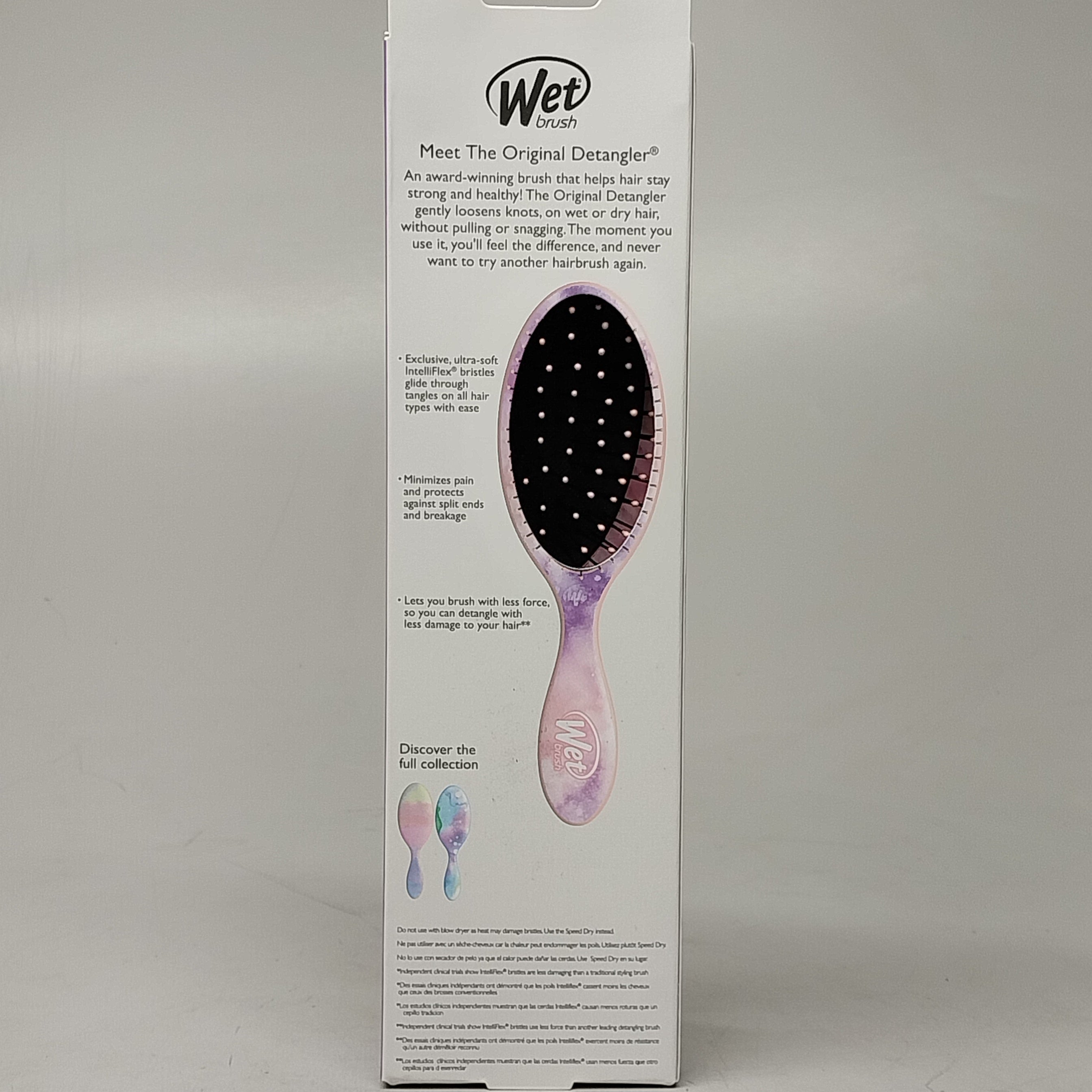 WET BRUSH (4 PACK) Original Detangler Hair Brush Pink / Purple