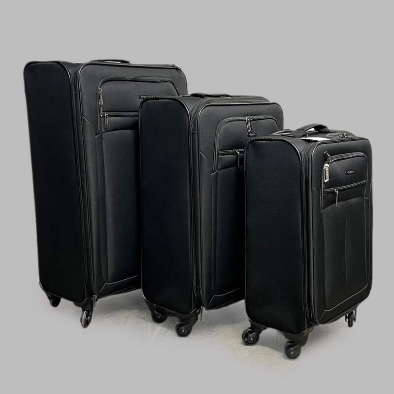 DEJUNO (3 PACK) Lightweight Expandable Spinner Luggage Suitcase 