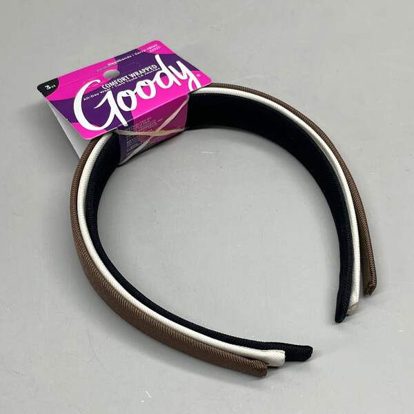 GOODY (3 PACK of 3 !) Comfort Wrapped All-Day Wear Headband  display picture 1