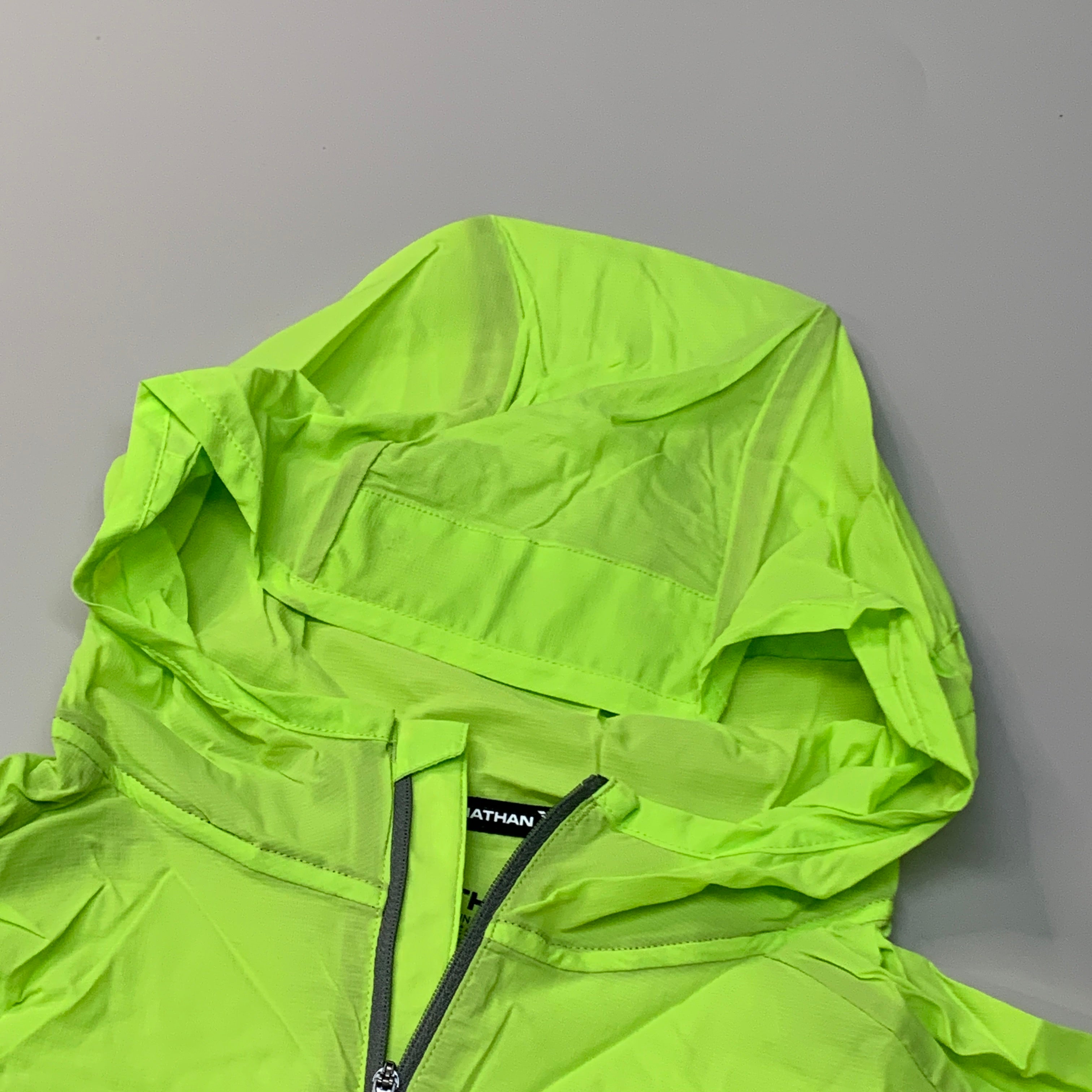 NATHAN Stealth Jacket W/ Hood Women's Acid Lime Size XL NS90060