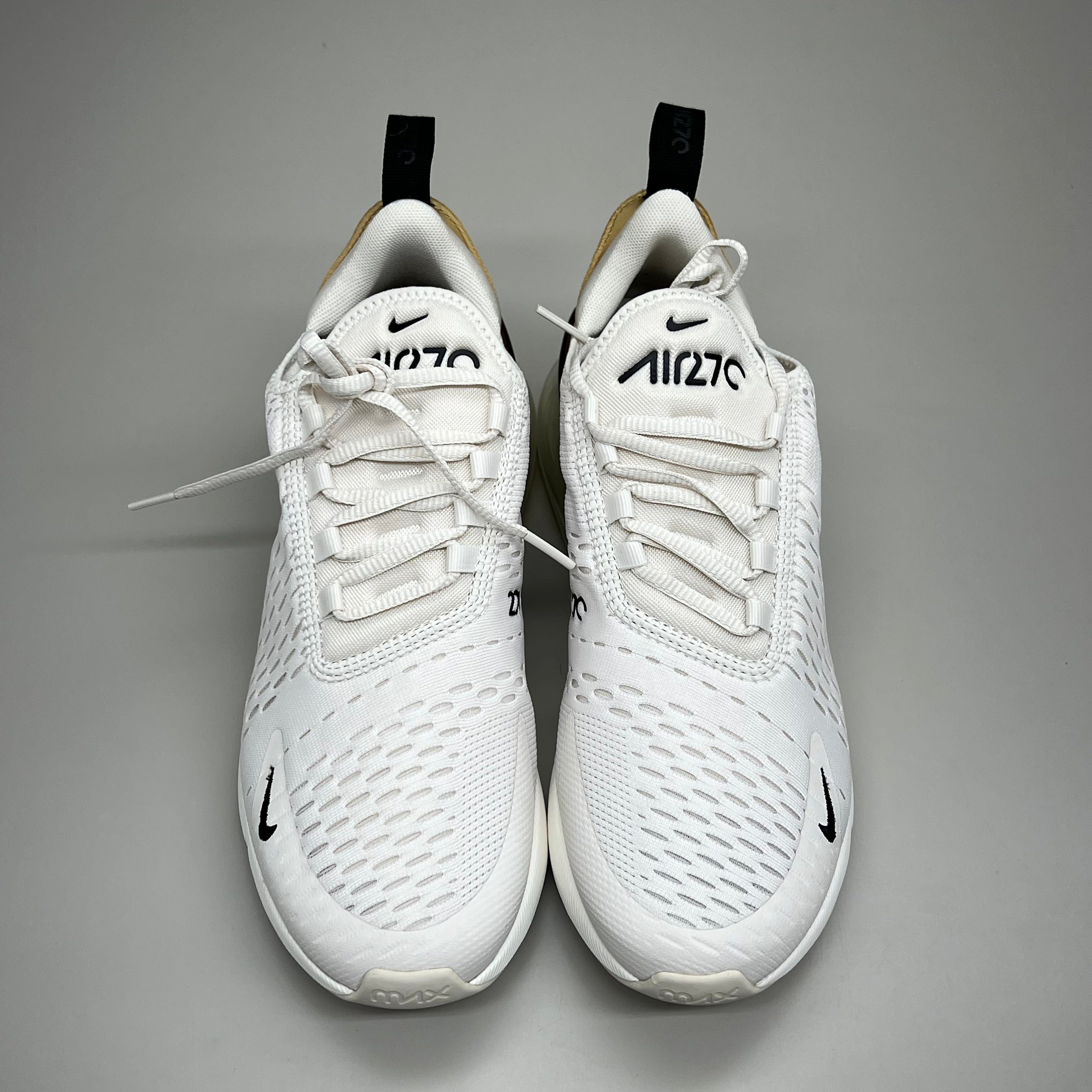 NIKE - 【レアモデル新品】ナイキNIKE AIR MAX 270Gシールド28.0cm NIKE W Air Max 270 Mesh Sneakers Women's Sz 8 White Gold