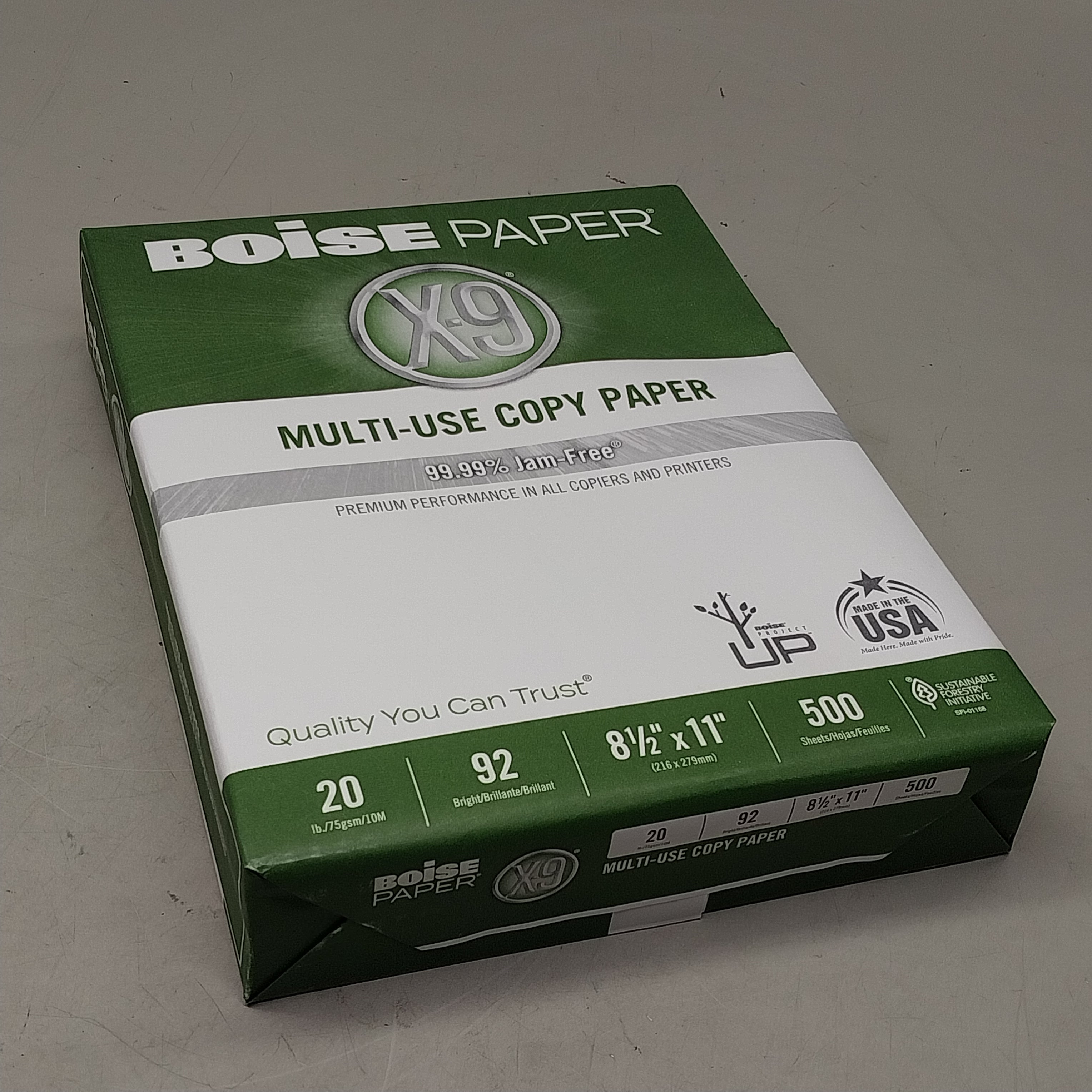 Amazon.com : Boise X-9 Multi-Use Copy Paper, 92 Bright, 20lb