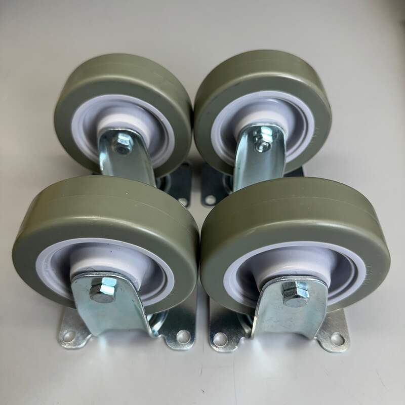 のん Slide Frame with Four Caster Wheels Metallic 3.75