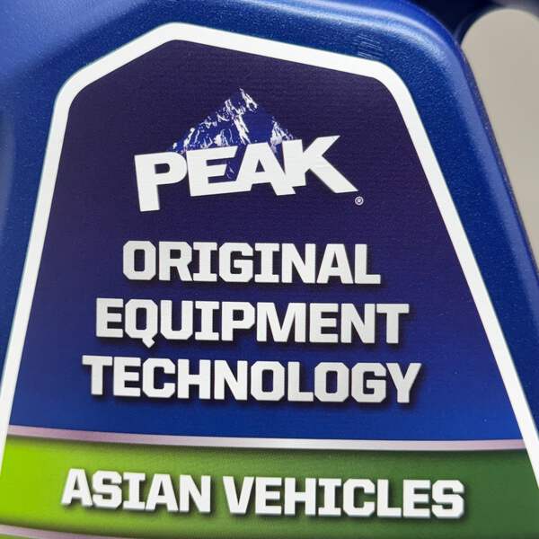 PEAK Asian Vehicles Antifreeze+Coolant 50/50 Green 1 Gallon PAGB53
