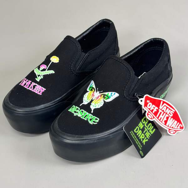 VANS Platform Awaken Desire Print Glow in The Dark Shoe Mens  display picture 1