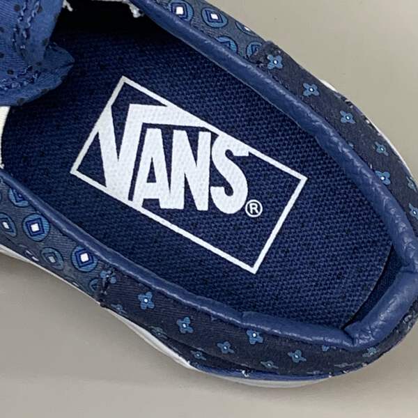 VANS Classic Slip-On Tie Print Patchwork Shoe Mens SZ 3.5  display picture 2