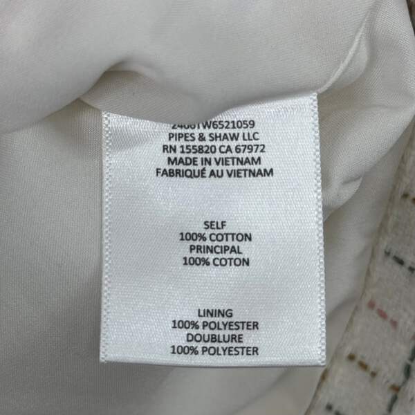 A  VERONICA BEARD Women's Sleeveless Roxanne Dress Sz-4 Ivory Multi