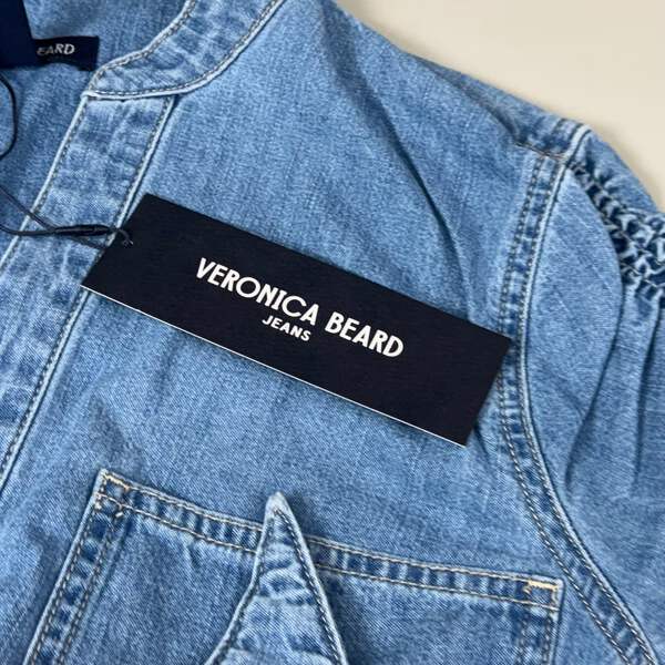 white christmas dresses Veronica Beard Dunn Denim Dress | Iceberg main image 1