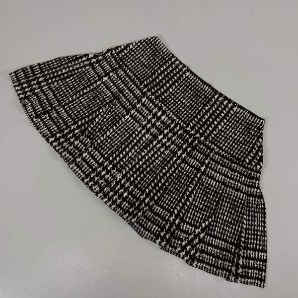 NORMA KAMALI Silky Jersey Pleated Micro Skirt Unlined Women's Sz S