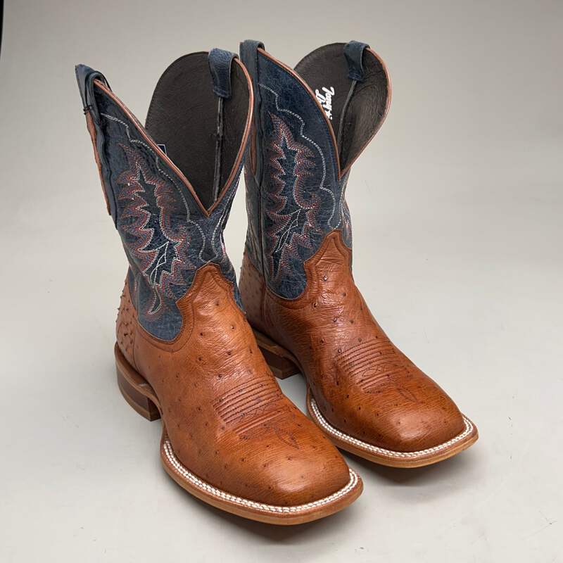 Tony Lama Murillo brandy Smooth Ostrich Style # SA6101 Men display picture 3