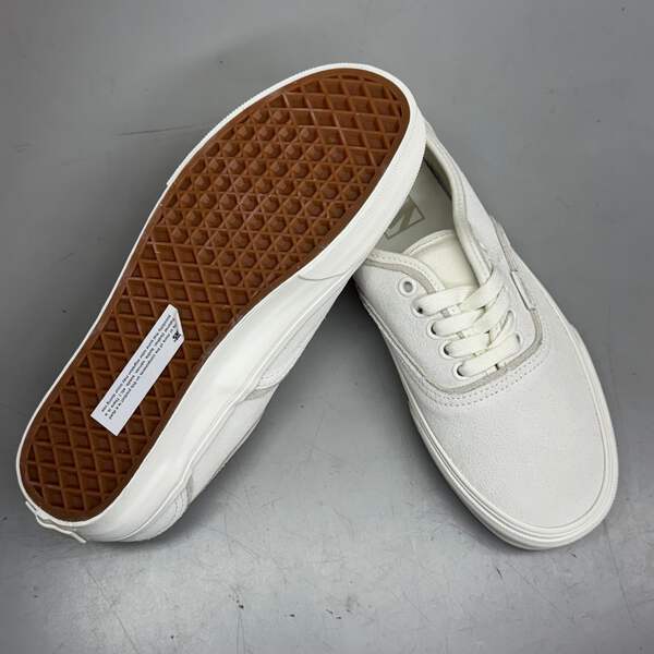 VANS Authentic Sliver Sneakers Shoes Women's Sz 9.5 White/White