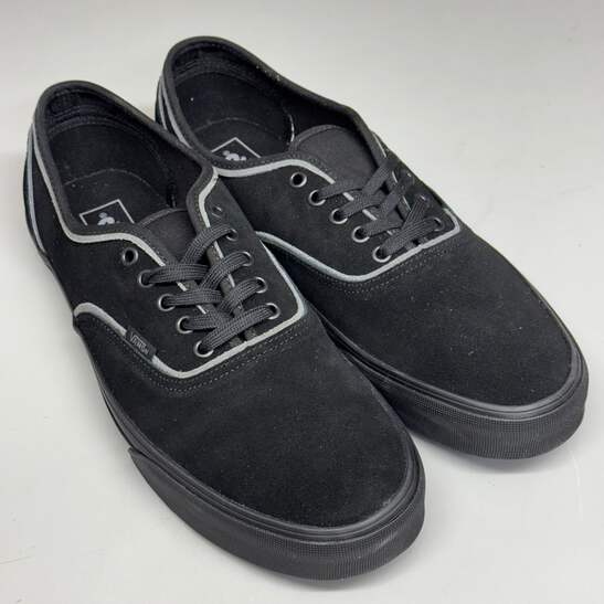 靴 VANS Authentic Black Leather US9
