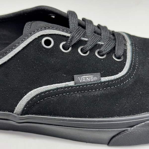 ◆VANS◆ Authentic Silver Black Gray VN000D6DDE21 Vans Authentic Silver Black & Grey Skate Shoes | Zumiez
