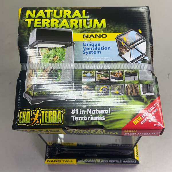 EXO-TERRA Natural Terrarium Advanced Reptile Habitat Sz 8