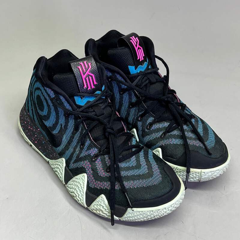 NIKE Kyrie 4 Decades Pack 80s Sneaker Men's Sz 11 Black/Blue
