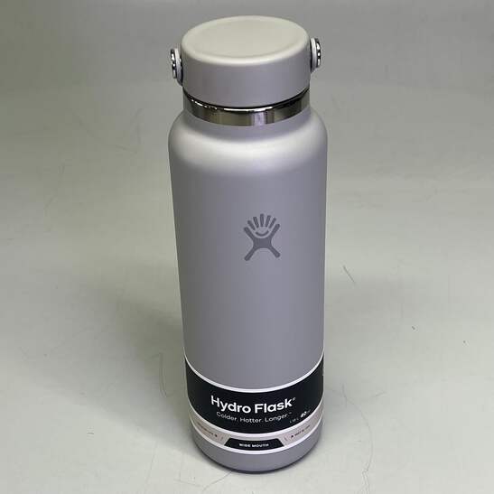 Hydro Flask マイクロ　シルバー HYDROFLASK Stainless Steel Insulated Wide Mouth Water Bottle 40oz