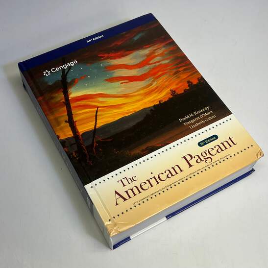 CENGAGE LEARNING The American Pageant 18th Edition Hardback Book