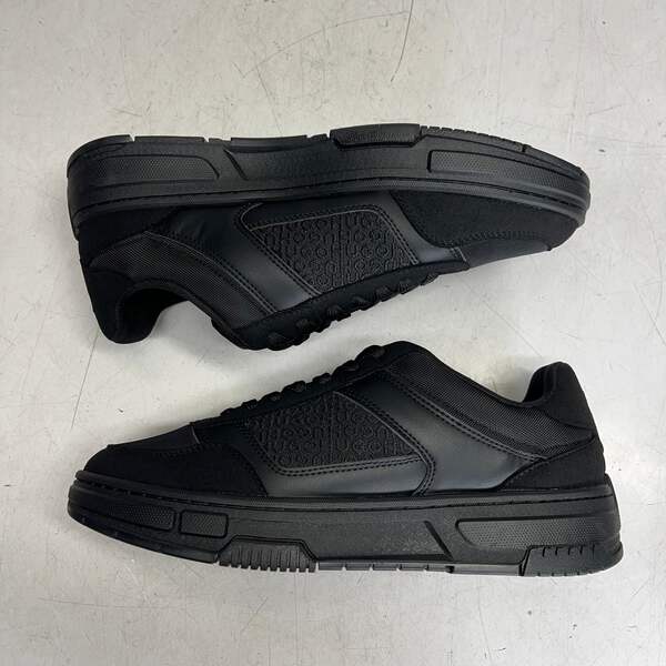 HUGO BOSS スニーカー HUGO BOSS Shoe Lace Up Trainers W/ Monogram Detailing Men's EU Sz