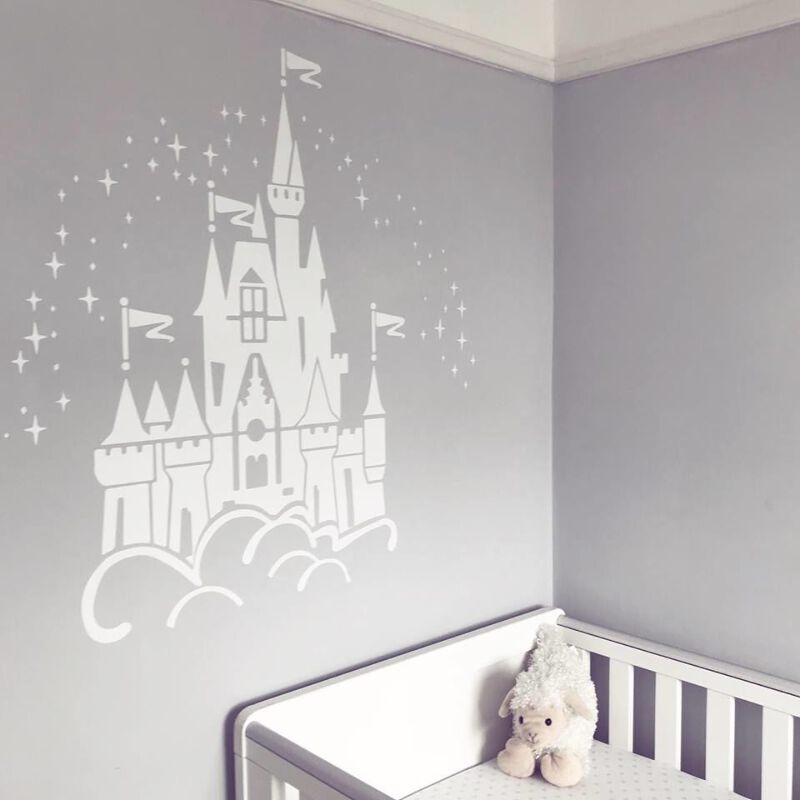Disney Castle Wall Sticker Wall Chick Decal Art Sticker Quote Ebay