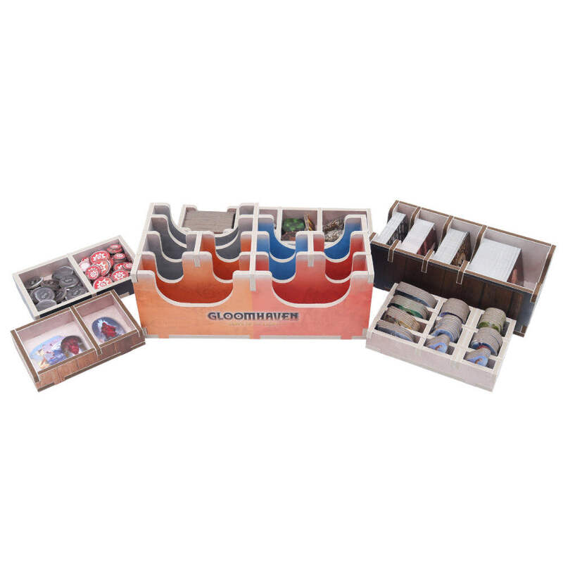 Folded Space Gloomhaven: Jaws Of The Lion Insert - Organizzatore Interno Per Gioco Da Tavolo
