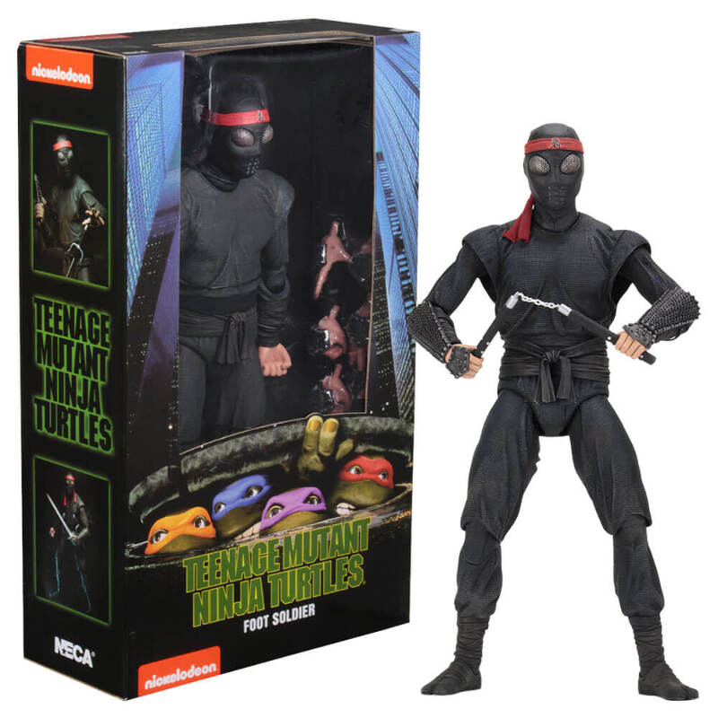 Neca TMNT Mirage Black And White Shredder AutoT Figure