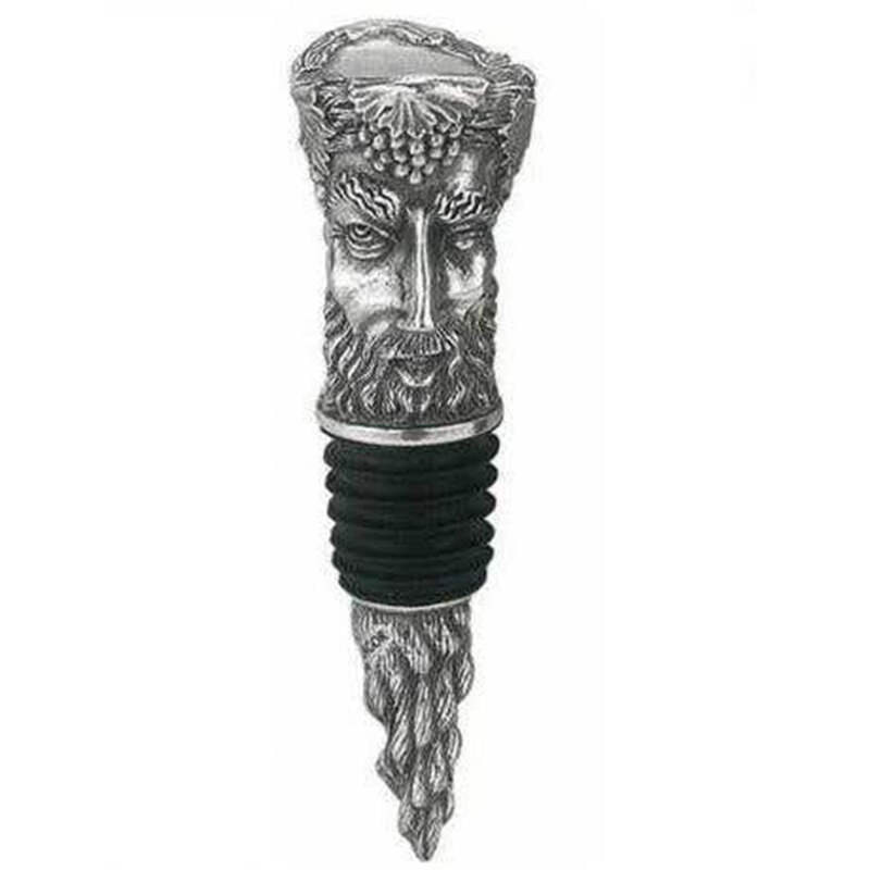  SELANGOR ワインキャップ　バッカス神 Royal Selangor Hand Finished Vinifera Collection Pewter Bacchus