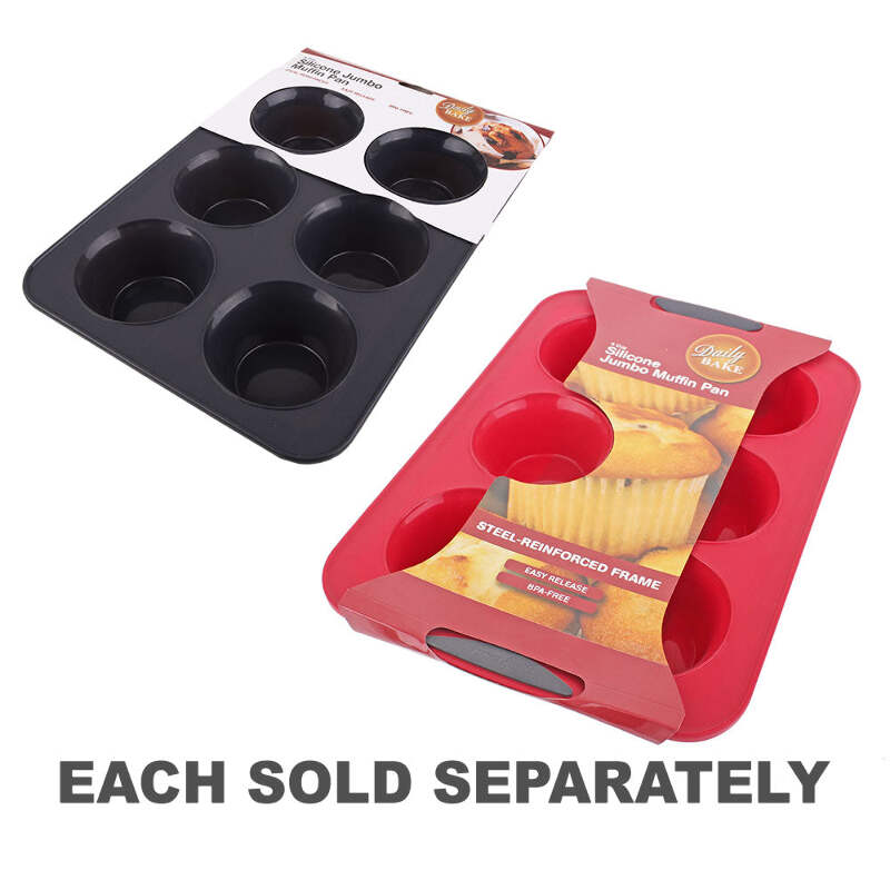 Daily Bake Premium Food Grade Silicone Cup Jumbo Muffin Pan - Main Image