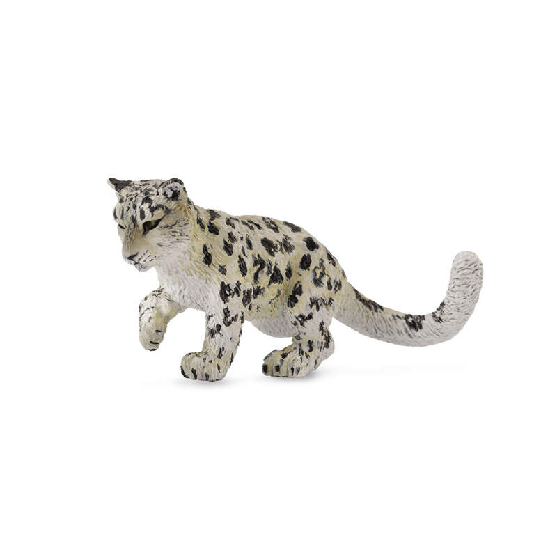 CollectA スノーレパード フィギュア CollectA Realistic Animal Replica Playing Snow Leopard Cub Figure