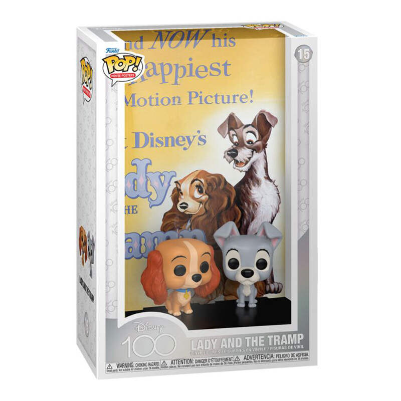 Officially Licensed Funko Disney: D100 Lady & the Tramp Pop! Movie