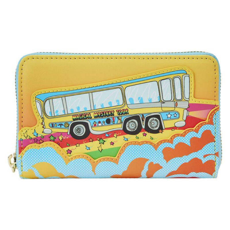 Loungefly ビートルズ ミステリーツアーバス ジップ ウォレット Officially Licensed Loungefly The Beatles Magical Mystery