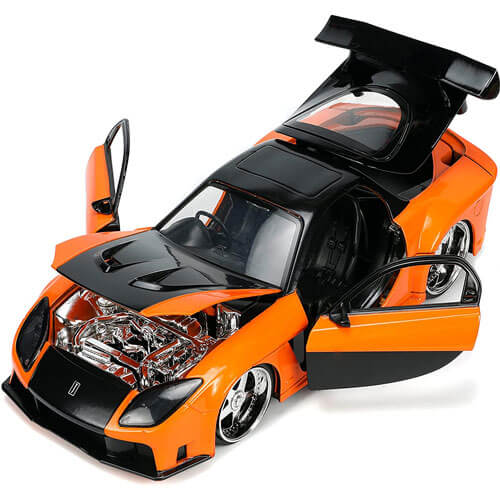 Fast and Furious 1997 Mazda RX7 with Han 1:24 Scale Ride Model Car