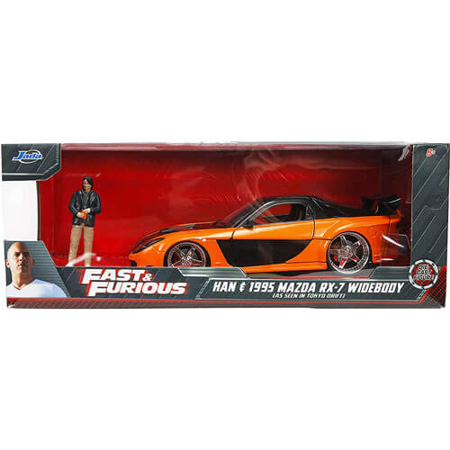 Fast and Furious 1997 Mazda RX7 with Han 1:24 Scale Ride Model Car
