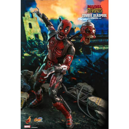 Authentic Marvel Zombies Zombie Deadpool 1/6th Scale Hot