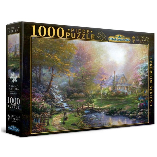 Thomas Kinkade A Father's Perfect Day 1000-Piece Puzzle - Schmidt Spiele Premium Quality