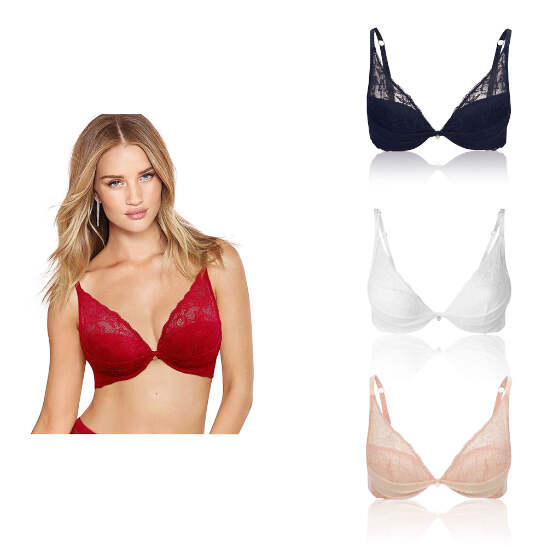 Marks /& Spencer T816377B Rosie autographe Spot Maille Dentelle Rembourré Soutien-gorge plongeant un-E £ 25