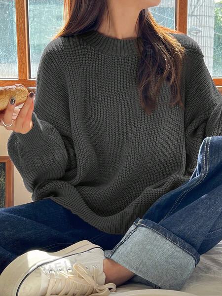 ニット/セーター BEAUTY&amp;YOUTH UNITED ARROWS - roku  COTTON SHOULDER SLIT KNIT PULLOVER Rib Off Shoulder Lace Up Front Knit Sweater – W.T.I. Design