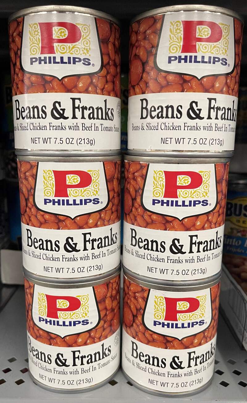 6 CANS Phillips Beef & Tomato Sauce Beans & Franks 7.5 oz Beanee