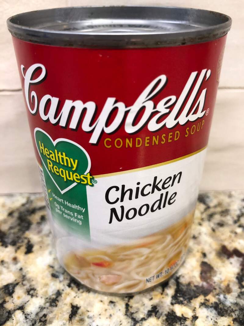 8 CANS Campbell's Condensed Healthy Request Chicken Noodle Soup