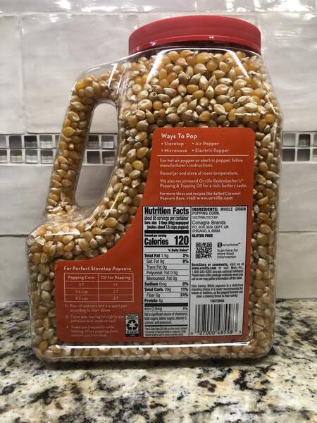 Orville Redenbacher's Popcorn Kernels 92 oz jug Pop Corn Jiffy | eBay