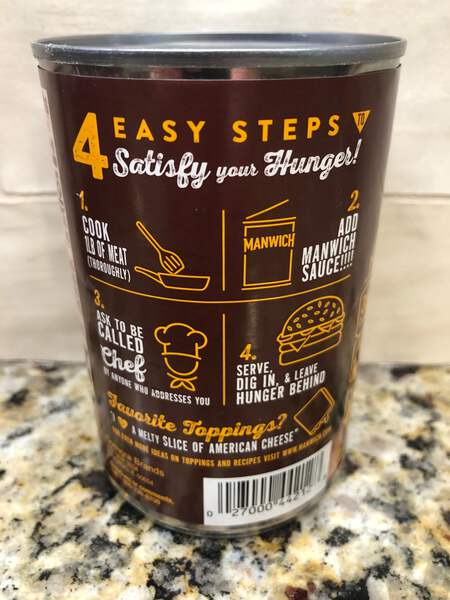 Manwich Original Sloppy Joe Sauce 15 oz Can Hamburger zero