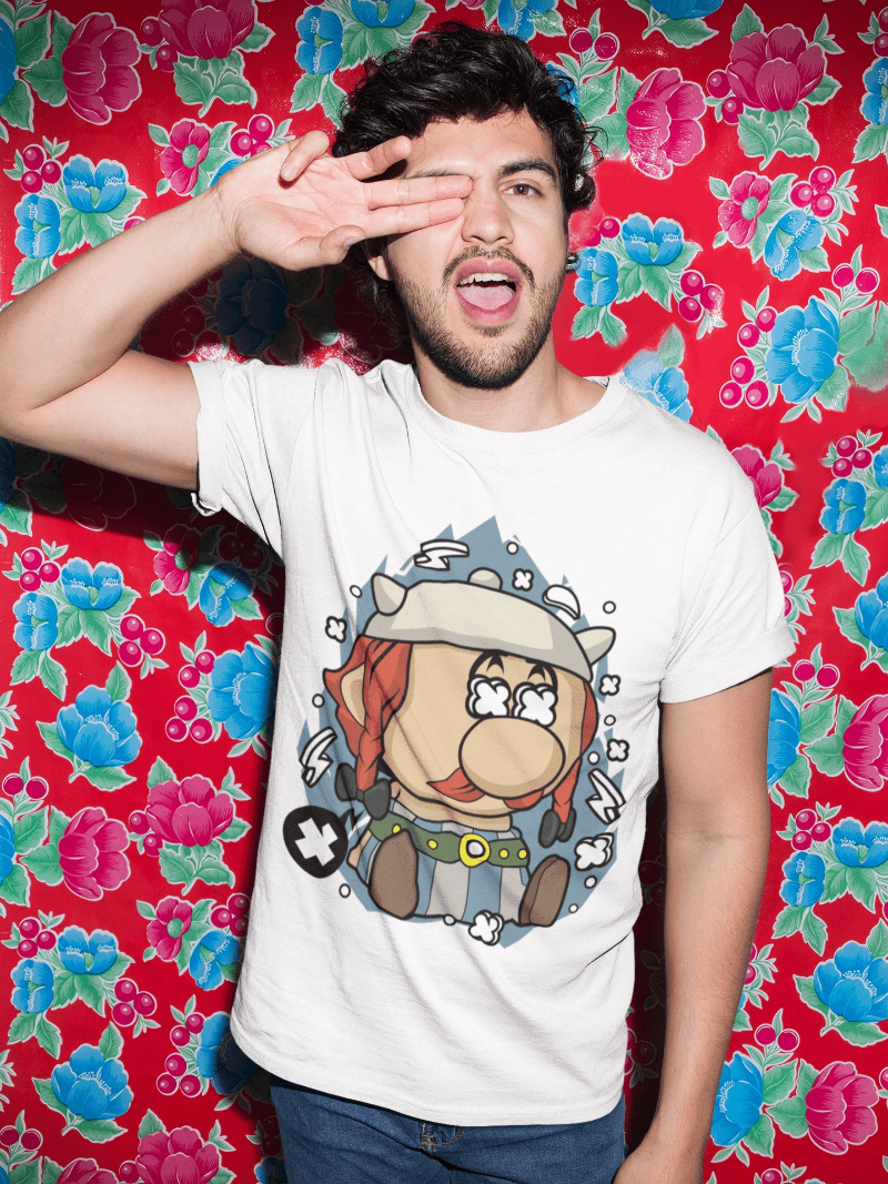 ULTRABASIC Men's T-Shirt Sculptor - Cartoon Character Shirt