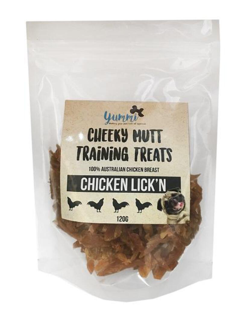 Yummi Pet Cheeky Mutt Chicken Lick N Training Treats 120g Ebay