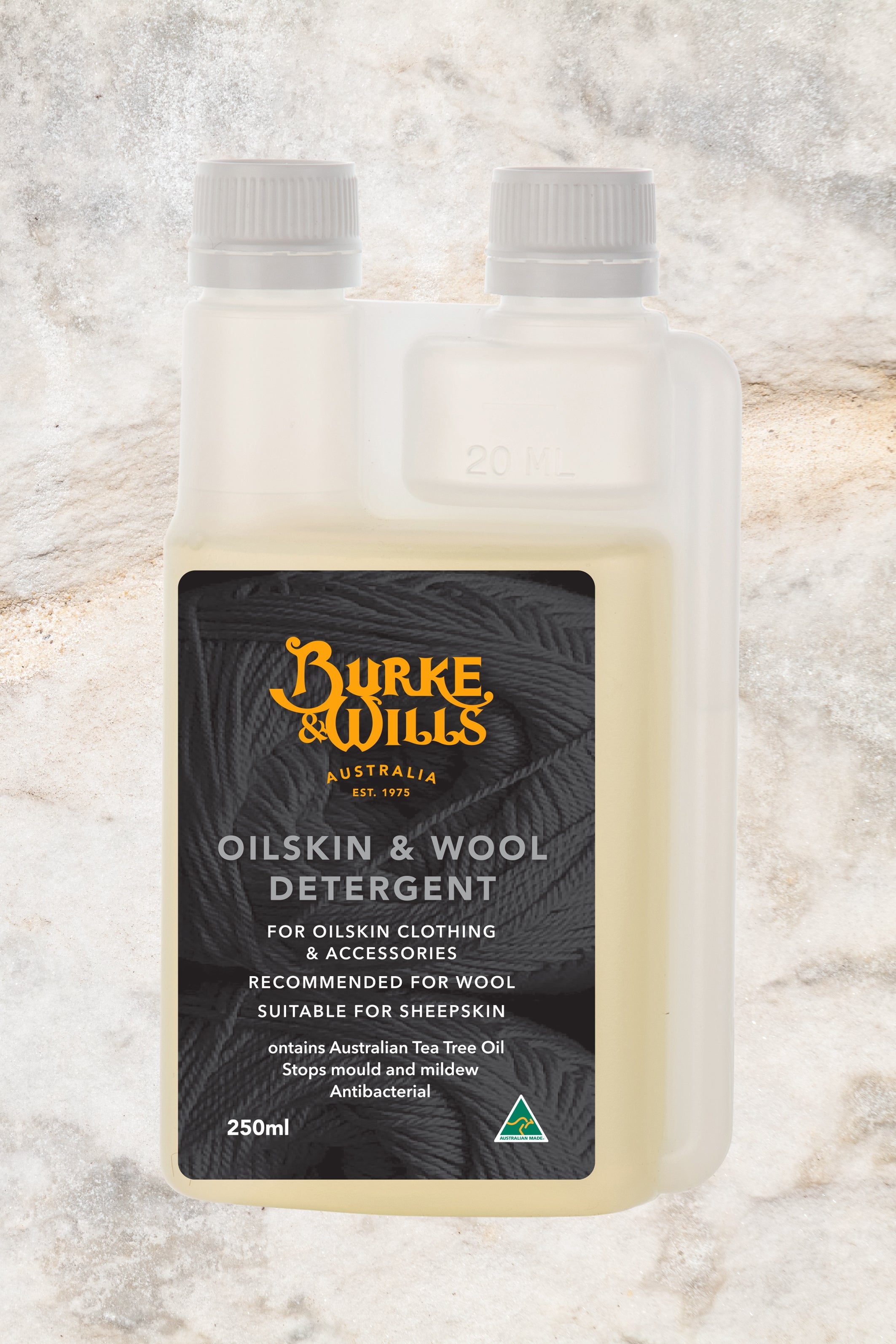 New in Box  Burke & Wills OilSkin and Wool Detergent 250ml