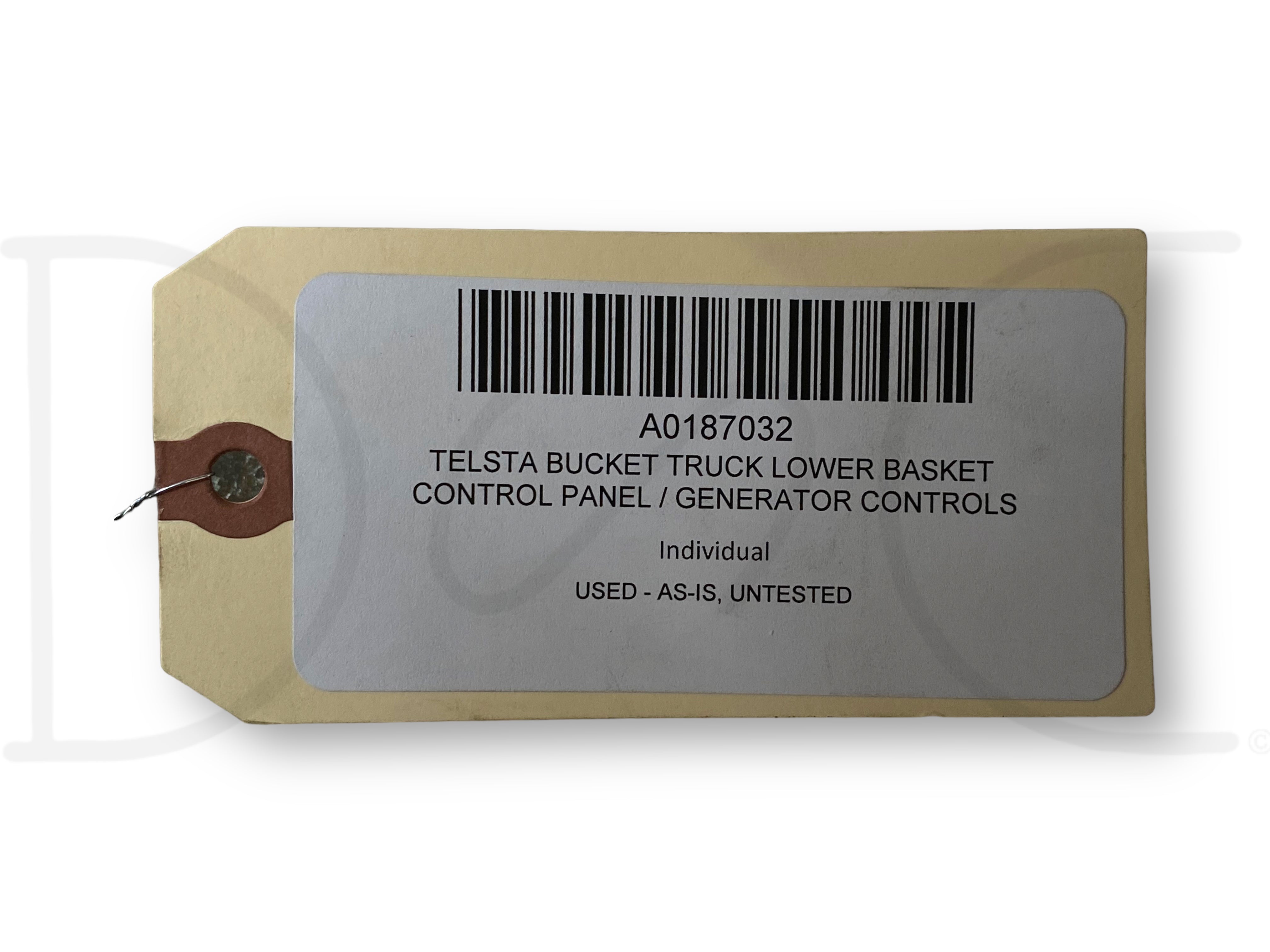 Telsta Bucket Truck Lower Basket Control Panel / Generator