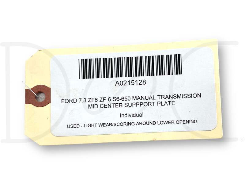 Ford 7.3 ZF6 ZF-6 S6-650 Manual Transmission Mid Center Support