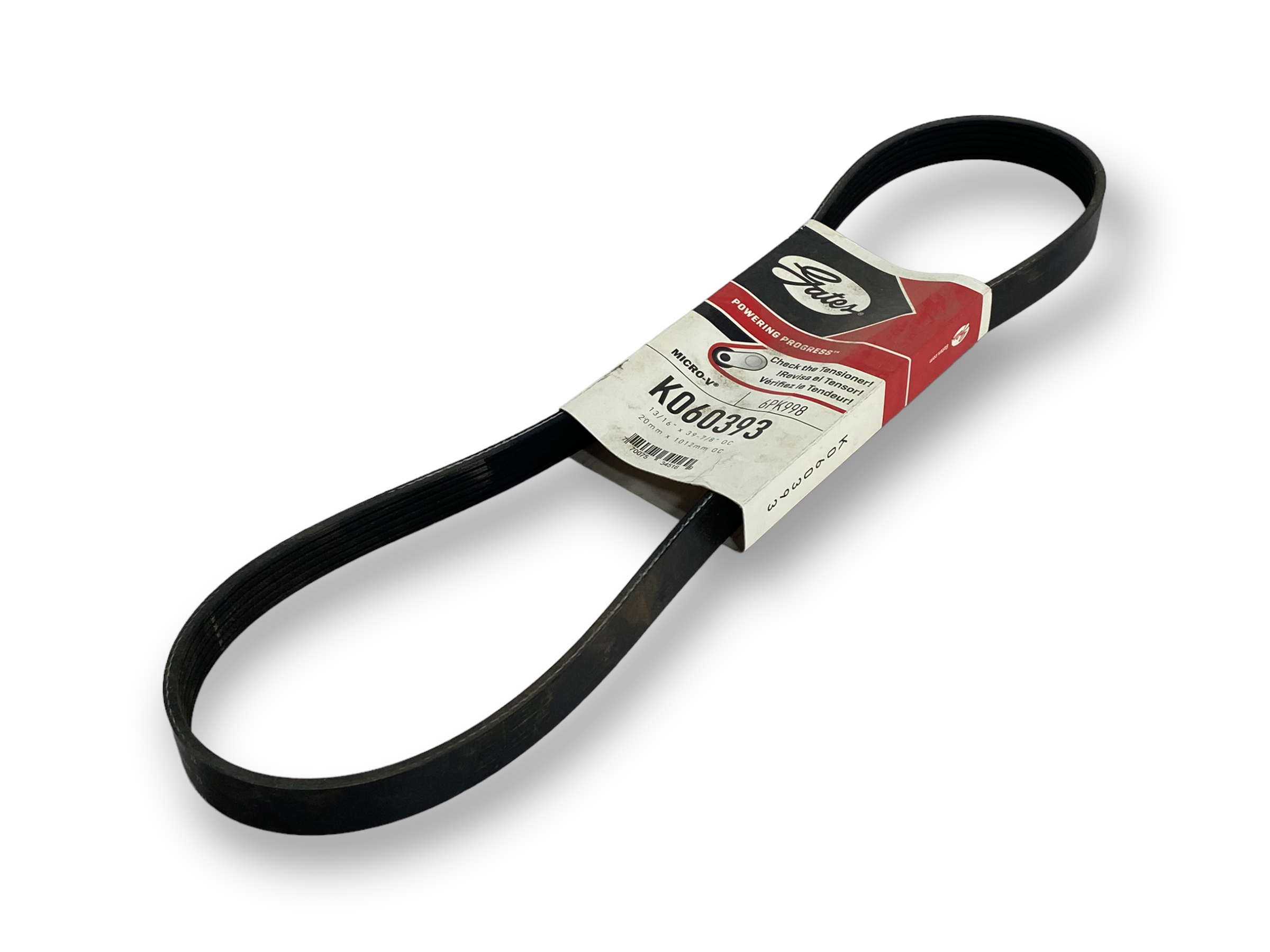 Gates K060393 Serpentine Micro-V Belt 6PK998 | eBay