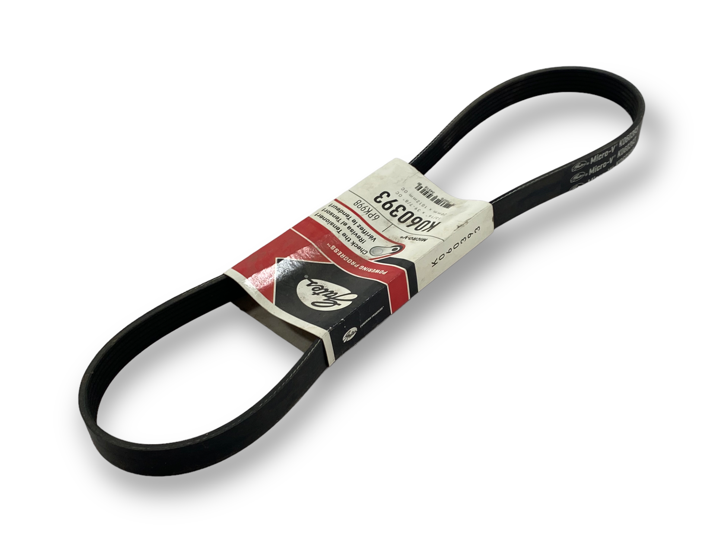 Katysue品 Gates K060393 Serpentine Micro-V Belt 6PK998 | eBay