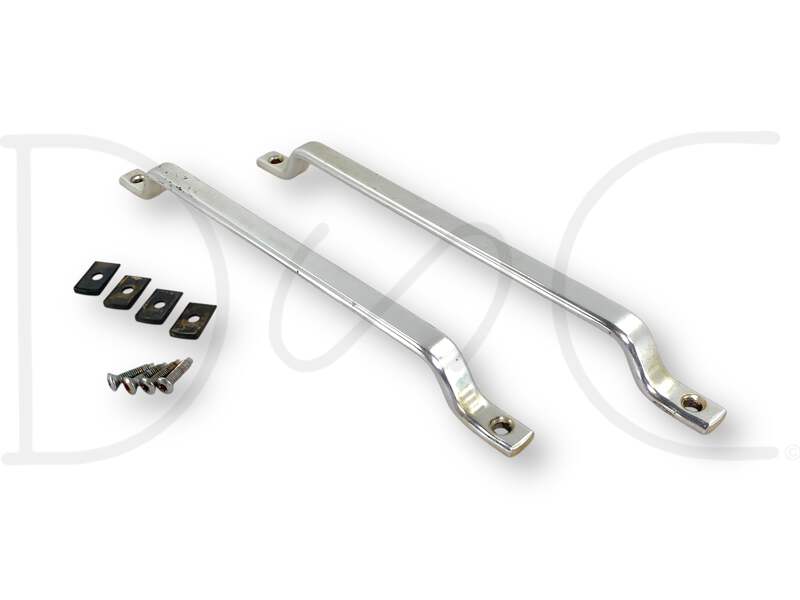 80-98 Ford F600 F650 F700 F800 Exterior B Pillar Grab Handle Set W
