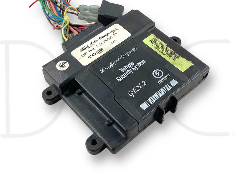 Ford Vehicle Security System Remote Keyless Entry Alarm Module